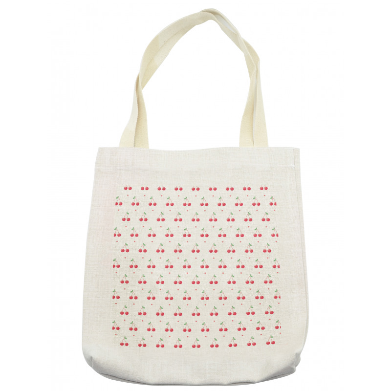 Summer Fruit and Polka Dot Tote Bag