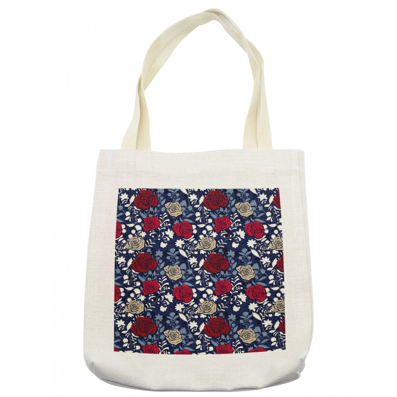 Romantic Botany Roses Art Tote Bag