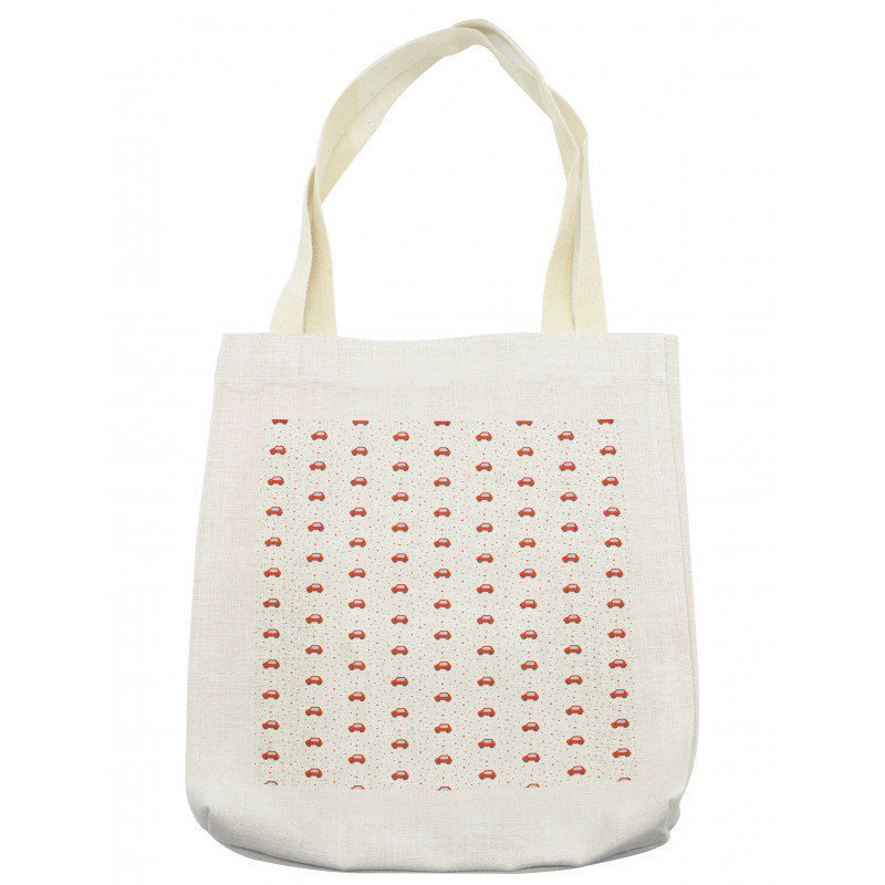 Rounds Hearts and Cars Tote Bag