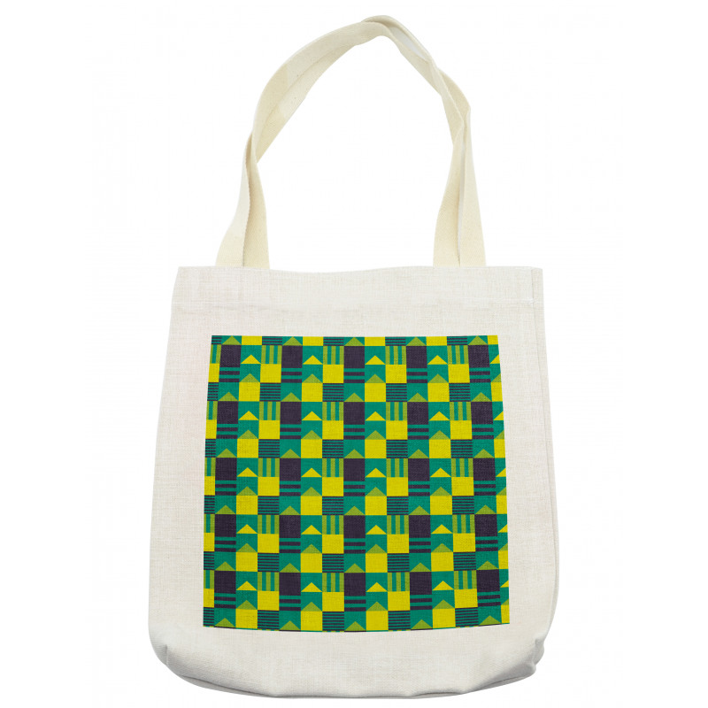 Symmetric Geometric Shapes Tote Bag