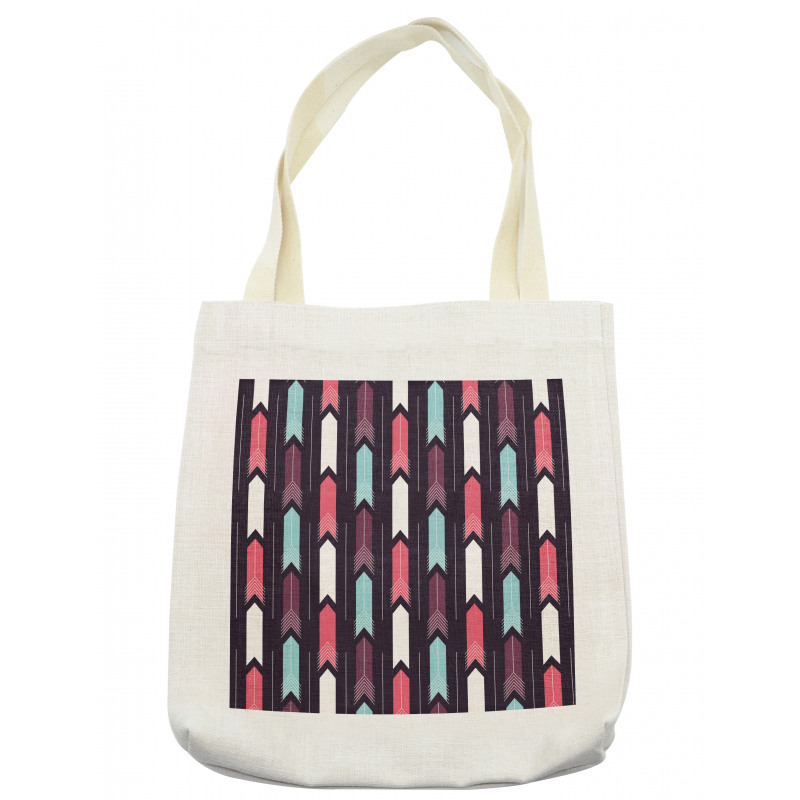 Vertically Upwards Streaks Tote Bag