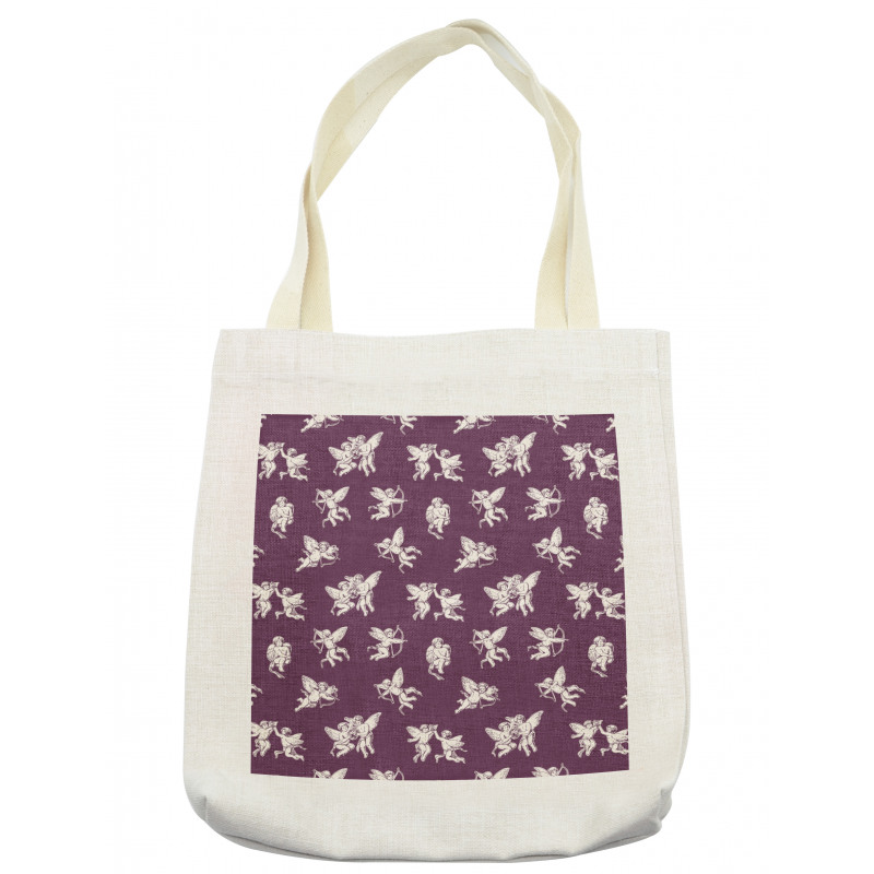 Flying Love Angel Drawings Tote Bag