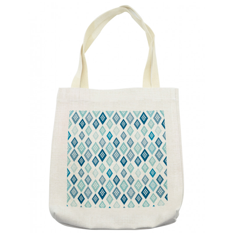 Diamond Shaped Triangles Tote Bag