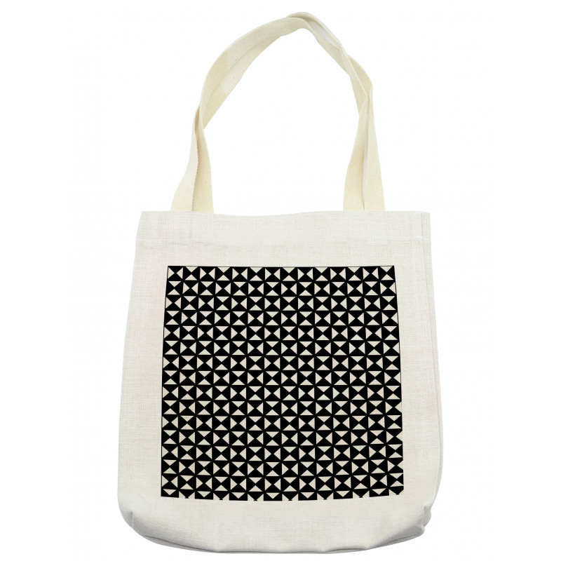 Basic Triangles in Squares Tote Bag