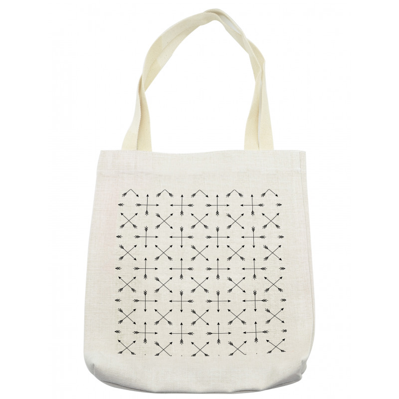 Long Pointy Tribal Elements Tote Bag