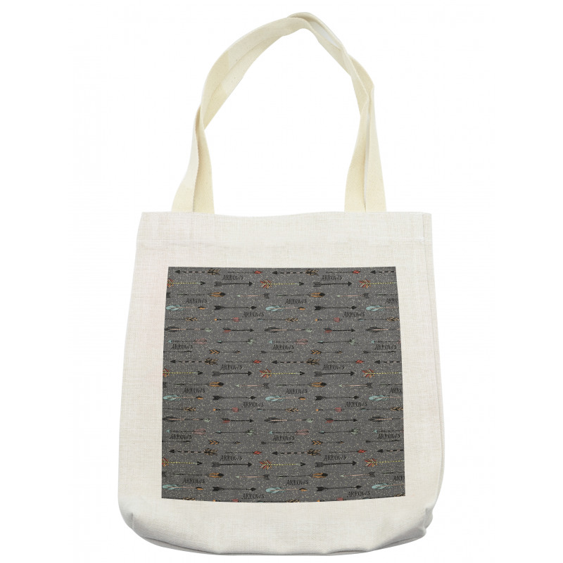 Calligraphic Spotted Design Tote Bag