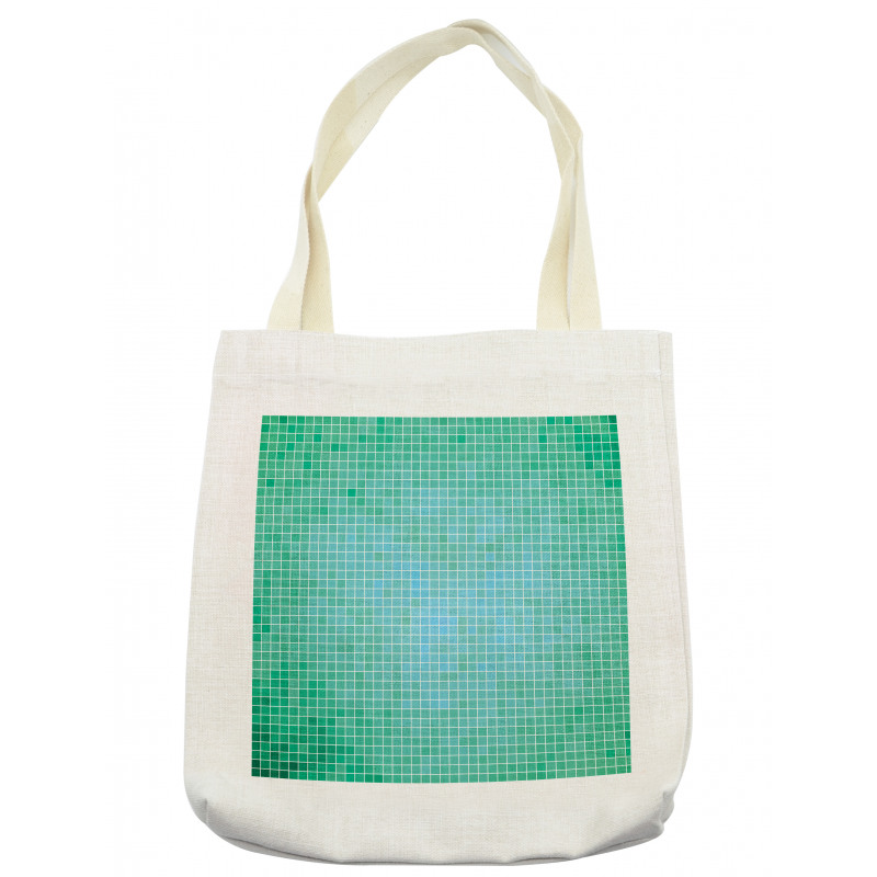 Pixel Mosaic Love Pattern Tote Bag