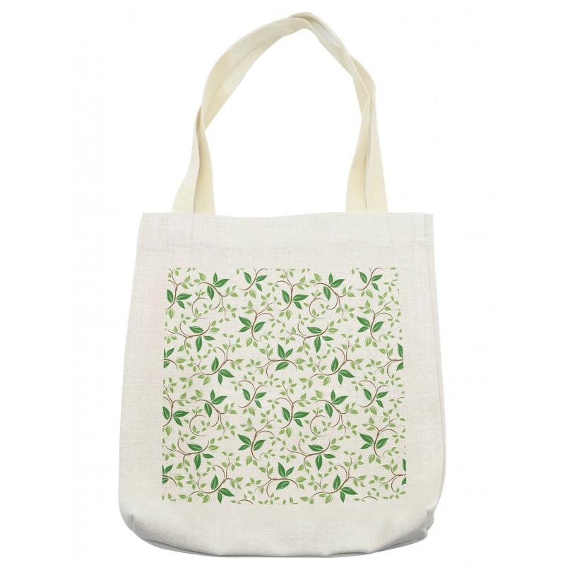 Ivy Green Leaves Tote Bag