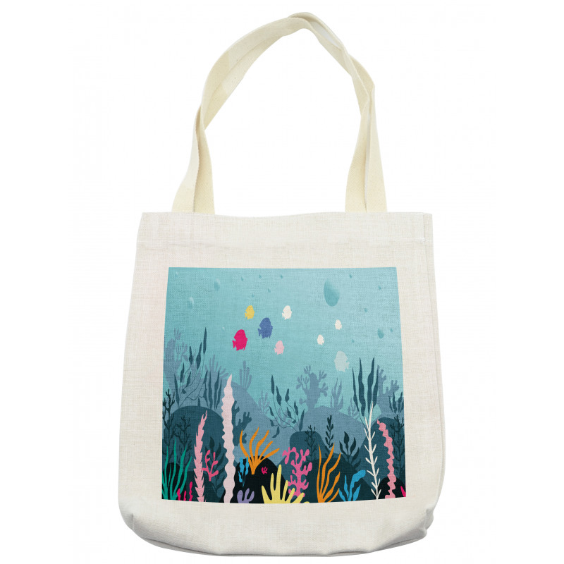 Seaweed Algae and Coral Tote Bag