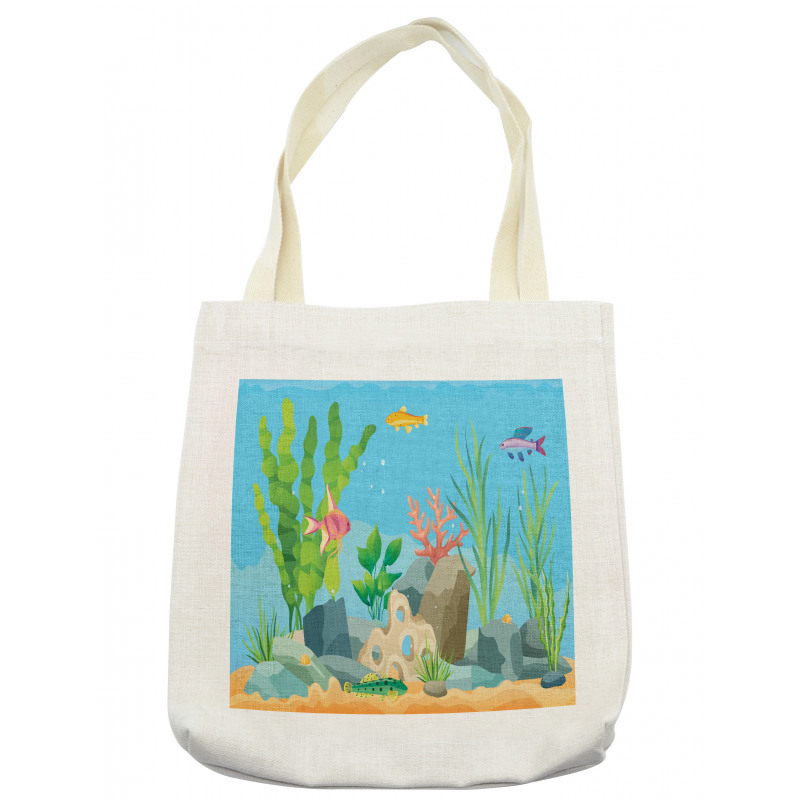 Exotic Fish and Seaweed Tote Bag