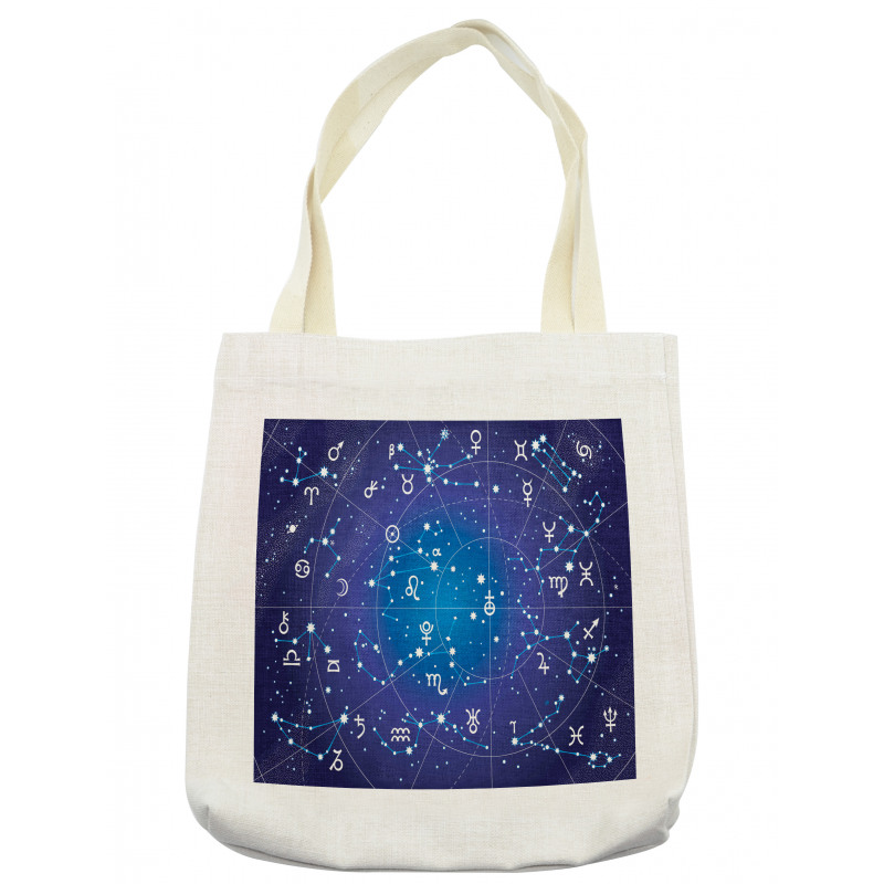 Constellation Zodiac Tote Bag