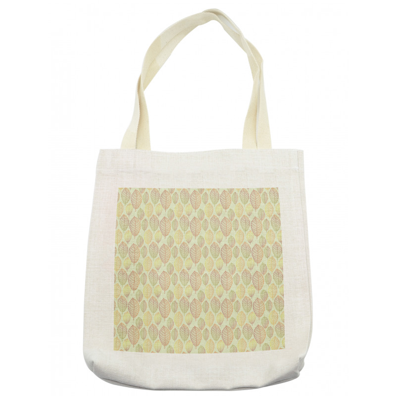 Outline Leaves Tote Bag