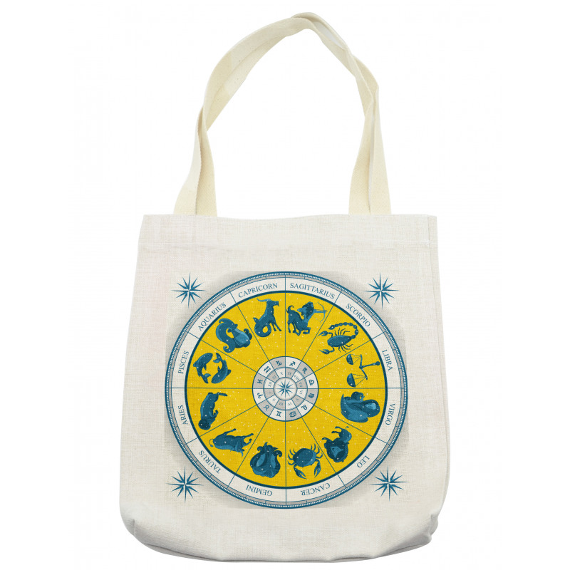 Zodiac Natal Chart Tote Bag