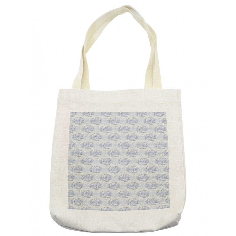 Doodle Flower Drawings Tote Bag