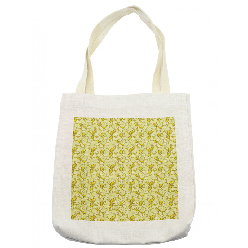 Retro Summer Flowers Tote Bag