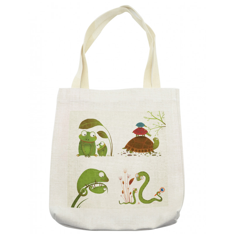 Snake Frog Ninja Reptile Tote Bag