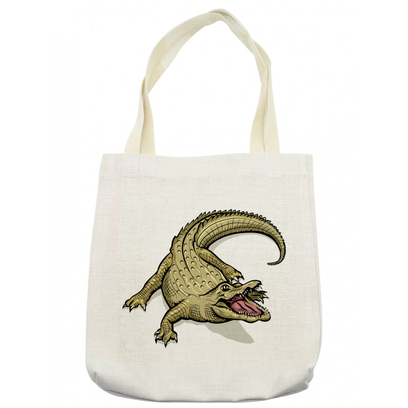 Exotic Wild Crocodile Tote Bag