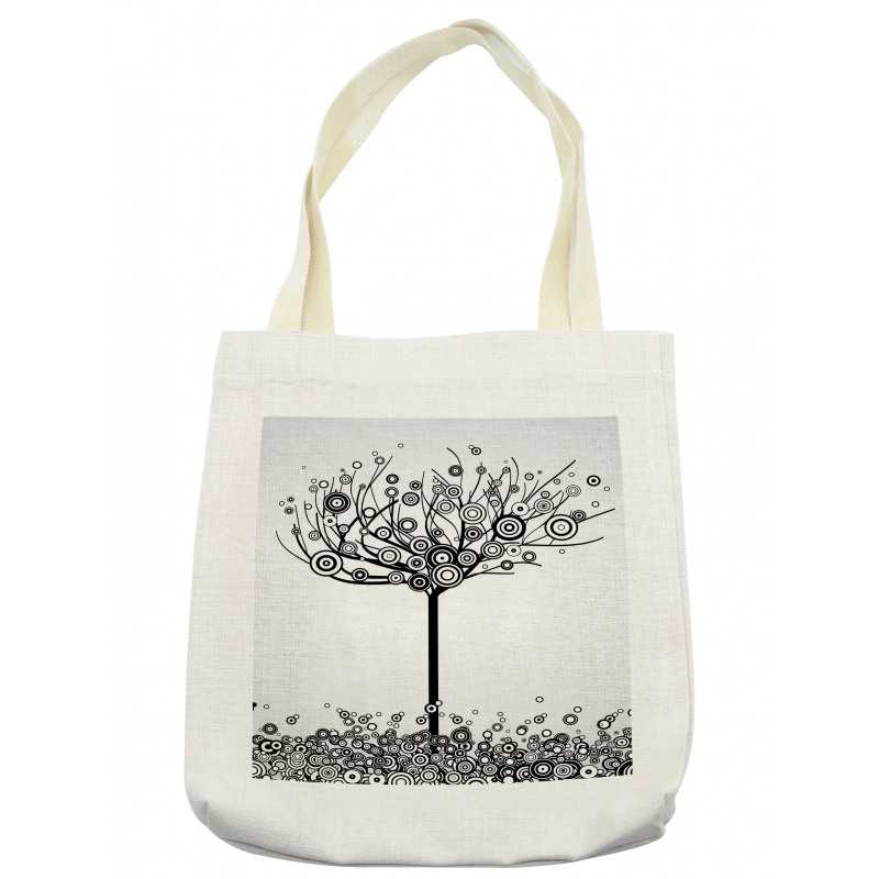 Circular Leaves Tote Bag