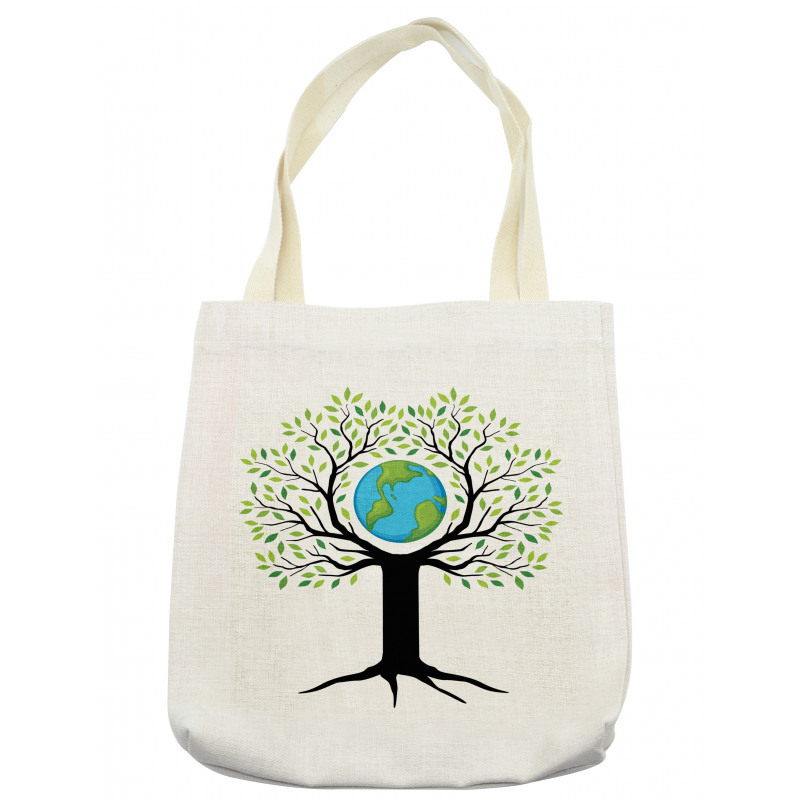 Green Friendly Earth Tote Bag