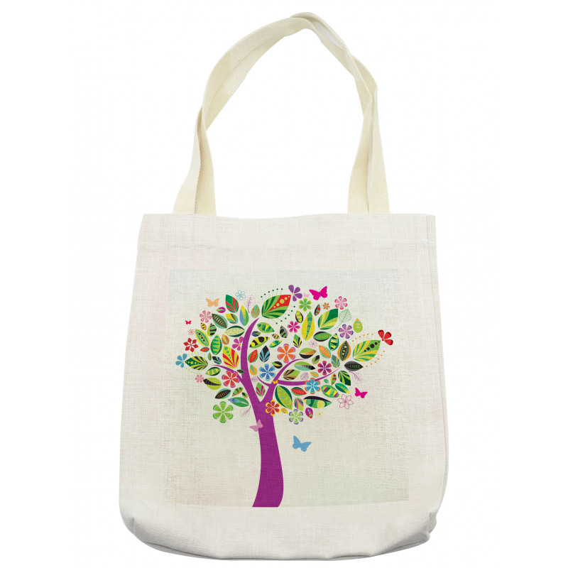 Flower Butterflies Tote Bag