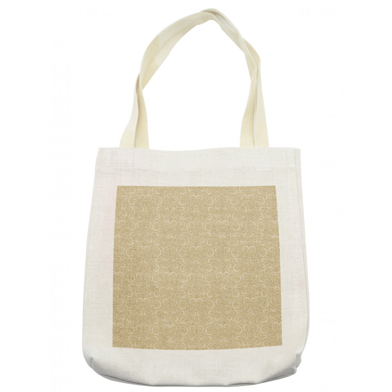 Swirled Floral Patterns Tote Bag