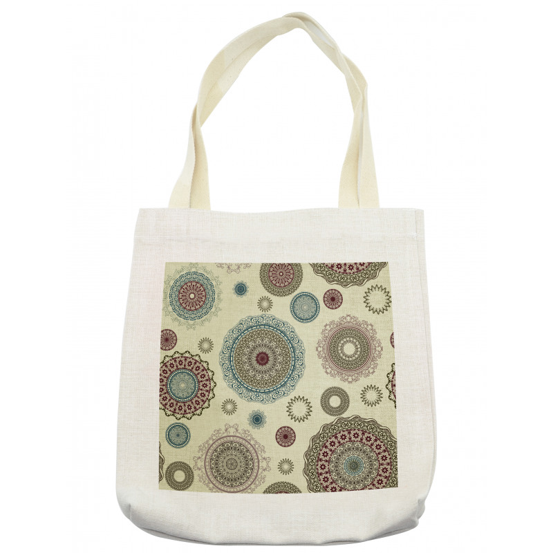 Oriental Round Motifs Tote Bag