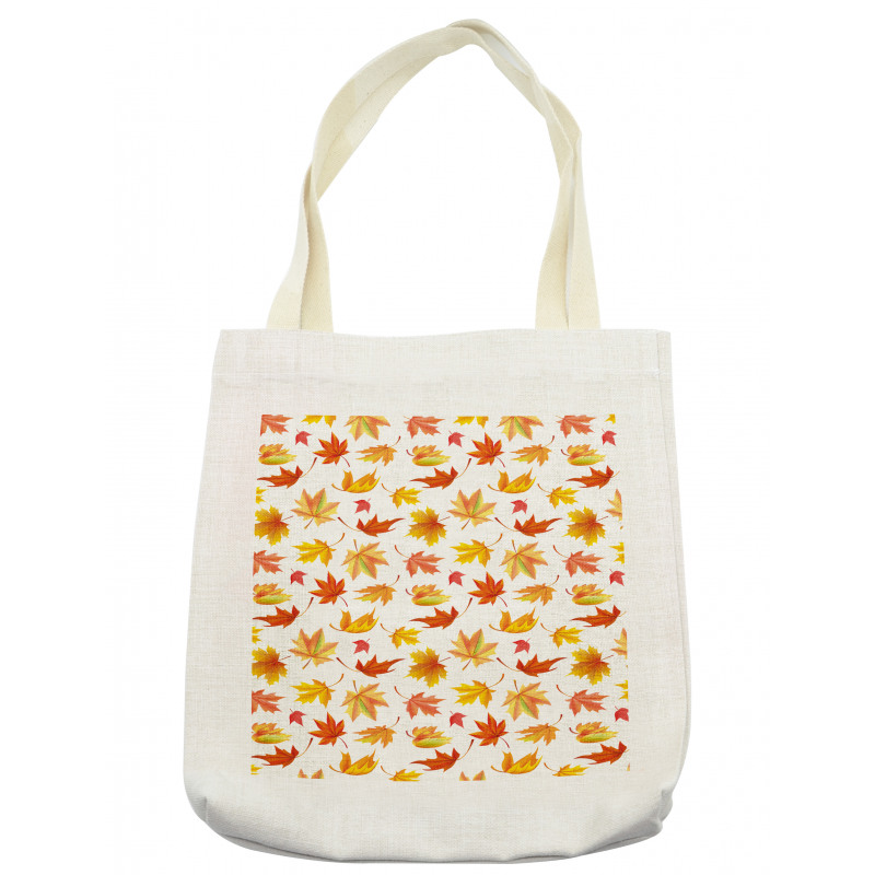 Fallen Maple Leaves Pattern Tote Bag