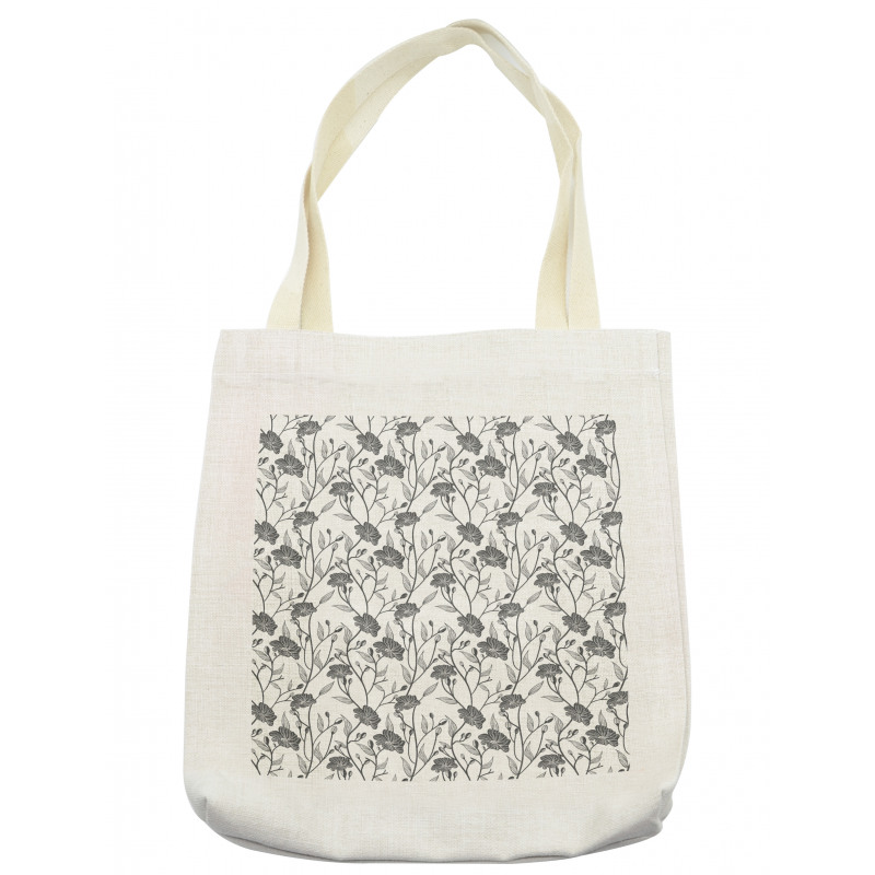 Blooming Flowers Buds Art Tote Bag