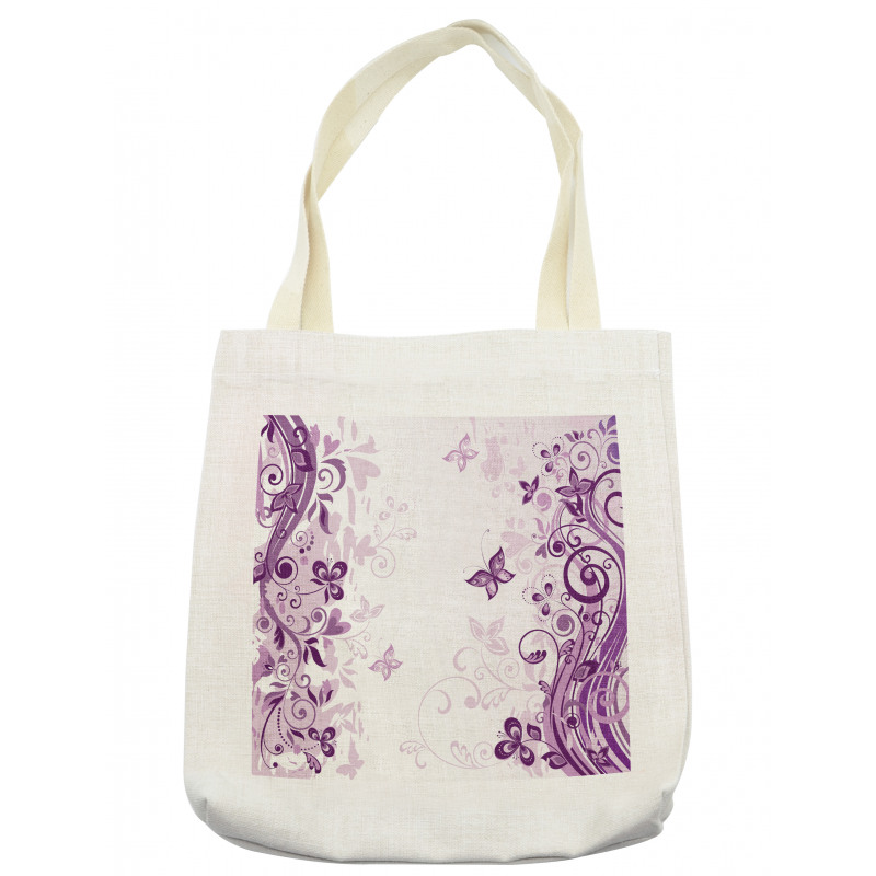 Swirling Flowers Wild Tote Bag