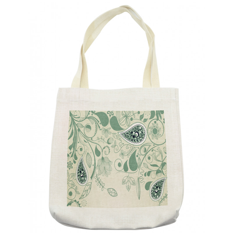 Floral Vintage Patterns Tote Bag