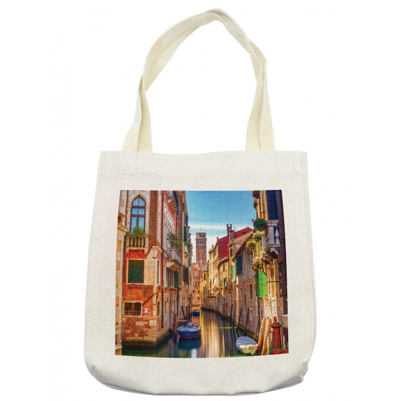 Venice Canal Cityscape Tote Bag