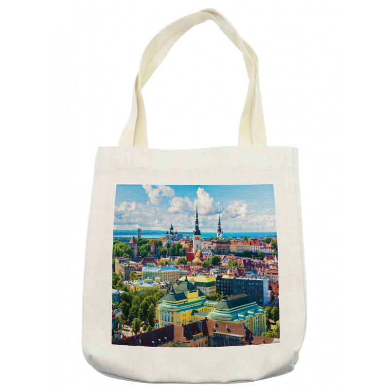 Town Tallinn Estonia Tote Bag