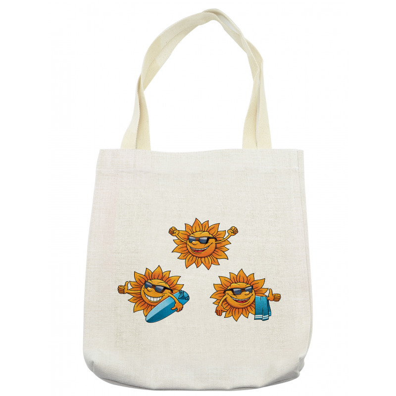 Hippie Surfboards Sun Tote Bag