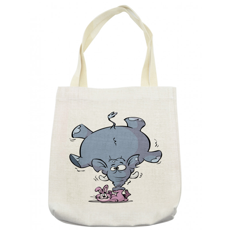 Rabbit Mascot Animal Tote Bag