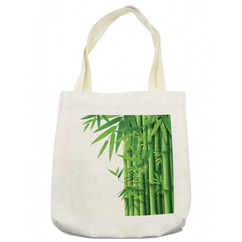 Modern Bamboos Stems Tote Bag