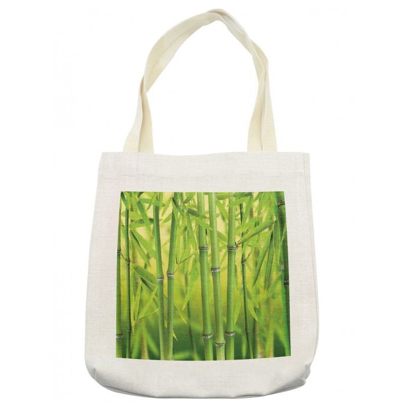 Bamboo Sprout Stem Forest Tote Bag