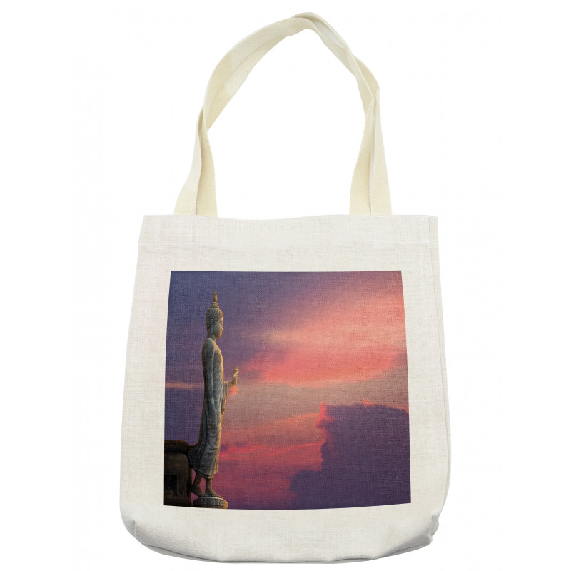 Magical Sunset Scene Tote Bag