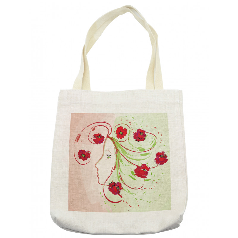 Watercolor Poppy Tote Bag