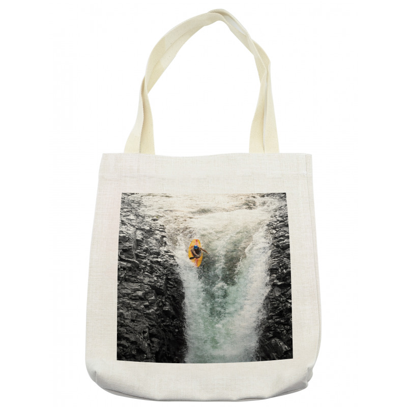 Cliffs Waterfall Canoe Tote Bag