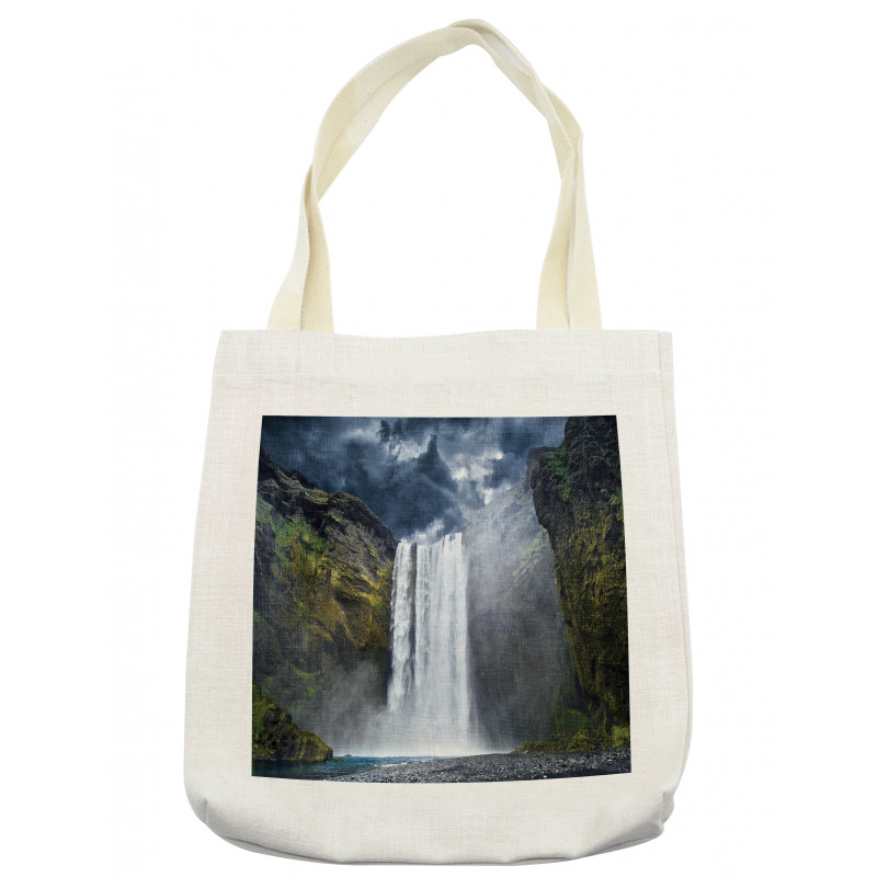 America Cliffs Scene Tote Bag