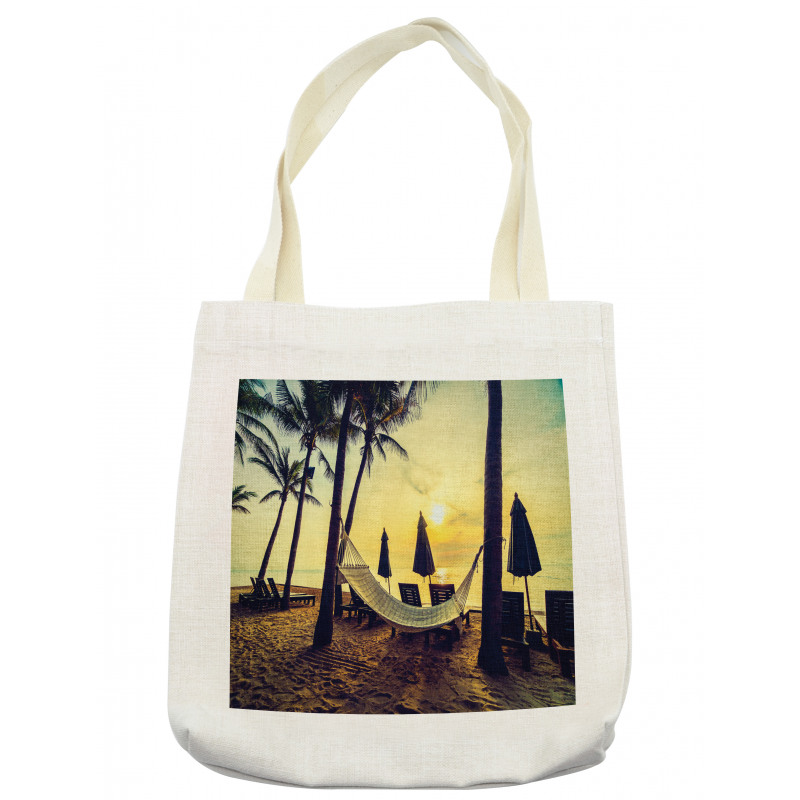 Coconut Exotic Palm Trees Tote Bag