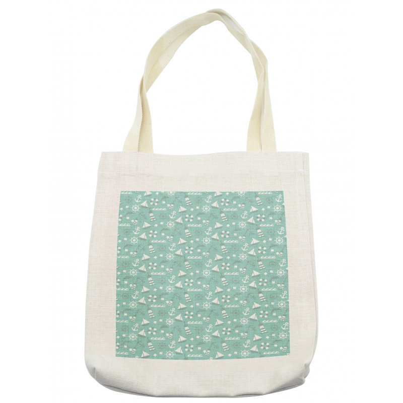 Anker Boat Waves Dolphin Tote Bag