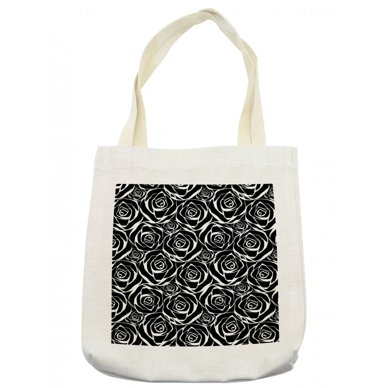 Abstract Art Rose Flowers Tote Bag
