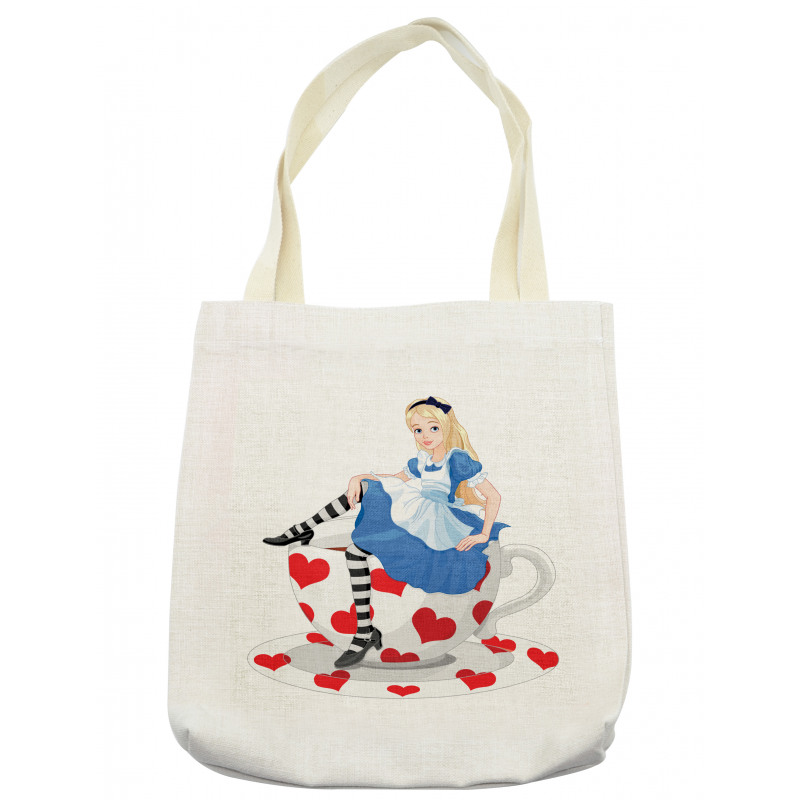 Alice with Cup Tote Bag