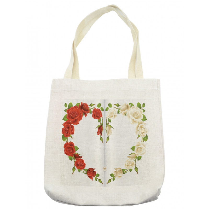 Heart Bouquet Romantic Tote Bag