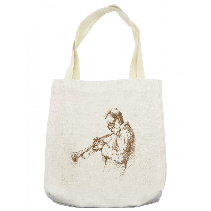 Sketchy Solo Jazz Band Tote Bag