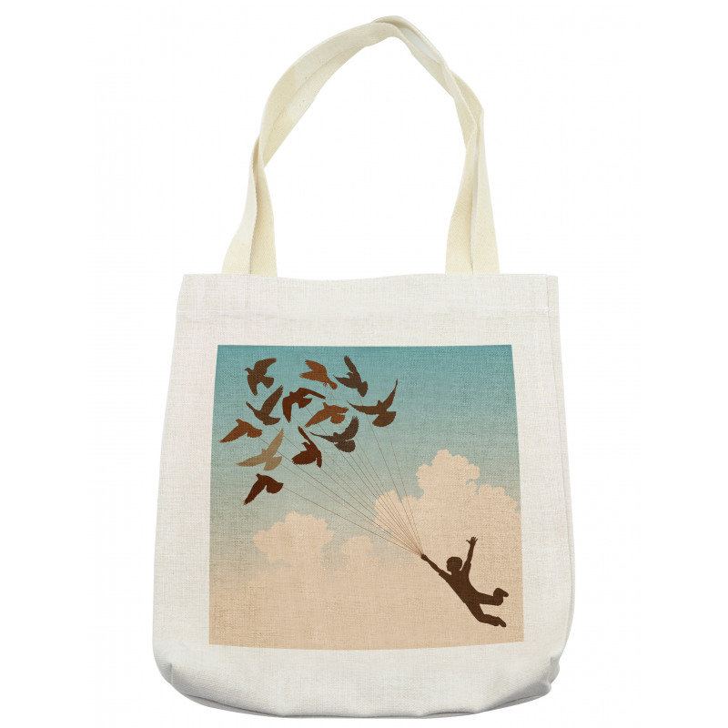 Flying Pigeons Birds Tote Bag