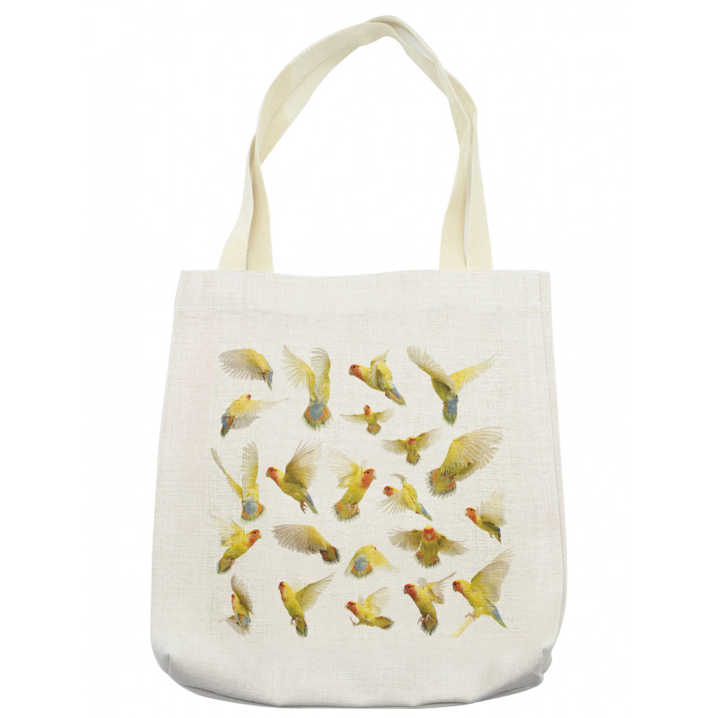 Peach Face Love Birds Tote Bag