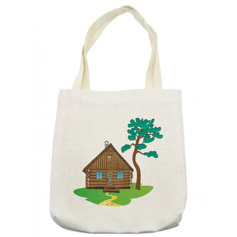 Lodge in Countryside Art Tote Bag