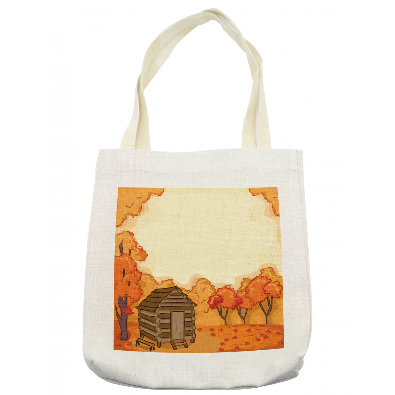 Lodge and Maple Trees Tote Bag